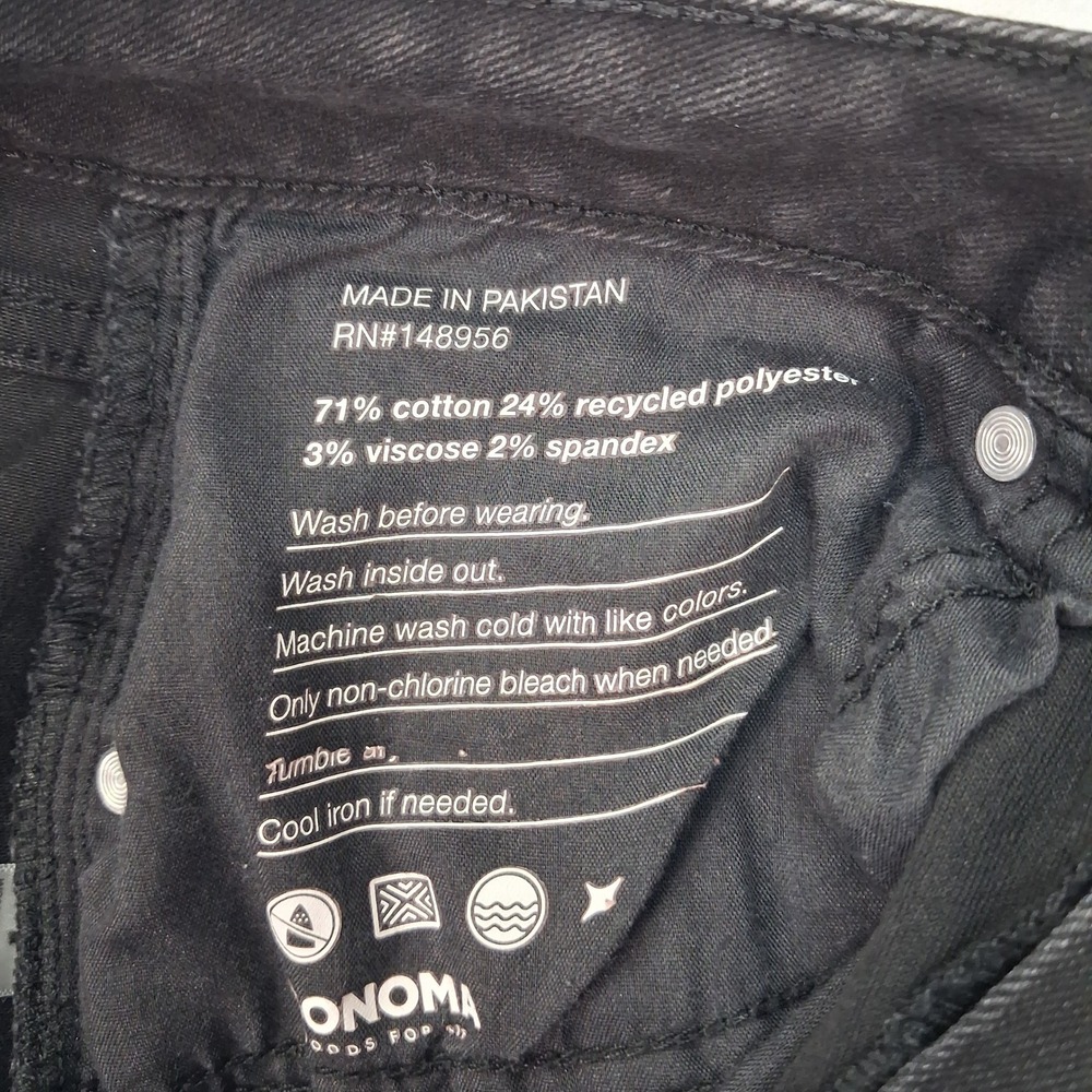 Sonoma Jeans Women 10R Curvy Skinny Black Stretch EUC - Picture 4 of 8